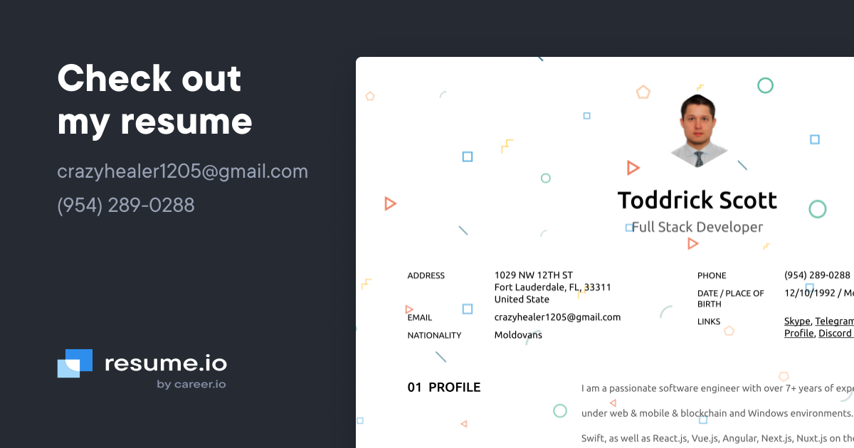 resume.io